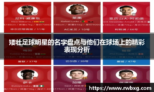 矮壮足球明星的名字盘点与他们在球场上的精彩表现分析